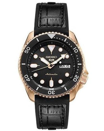 Seiko No. 5 Mechanical Classic Watch - Black