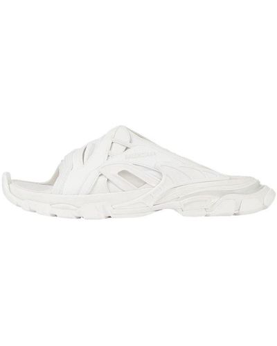 Balenciaga Track Slide Sandal - White