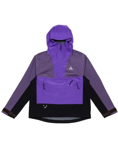 Nike Acg Storm-fit Adv Cascade Rain Jacket Asia Sizing - Purple