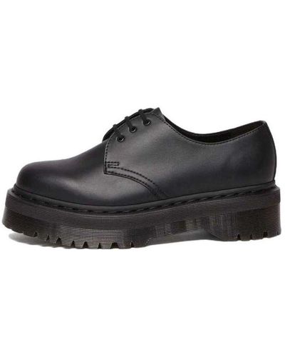 Dr. Martens 1461 Vegan Mono Felix Platform Shoes - Black