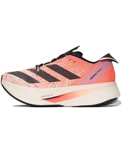 adidas Adizero Prime X Strung Running Shoes - Pink
