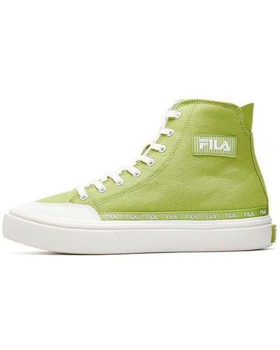 Fila Strada Mid-top Canvas Shoes - Green