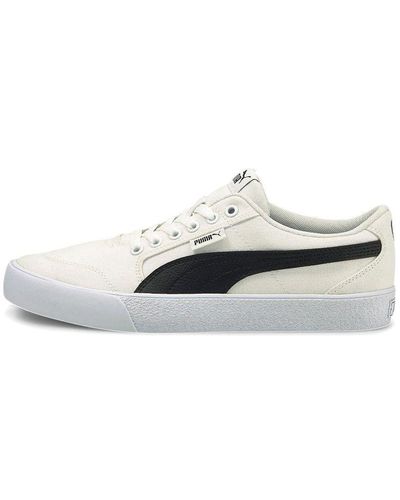 PUMA Court Classic Vulc Retro C Sneakers in White for Men | Lyst