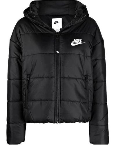Nike Sportswear Therma-fit Repel Hooded Puffer Jacket - Black