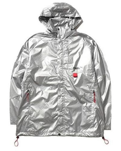 PUMA Zipper Woven Sports Jacket - Gray