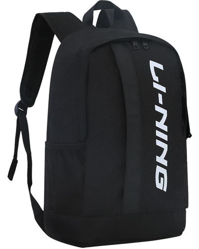 Li-ning Logo Backpack - Black