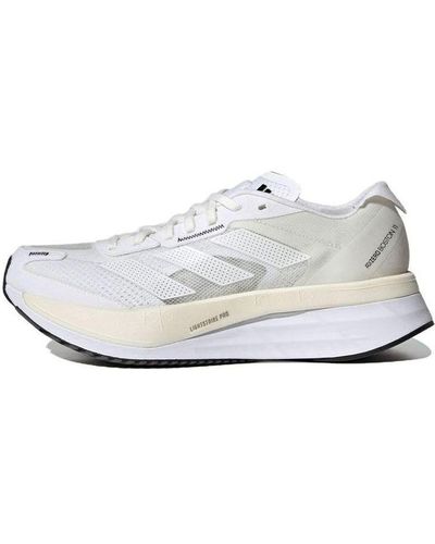adidas Adizero Boston 11 Running Shoes - White