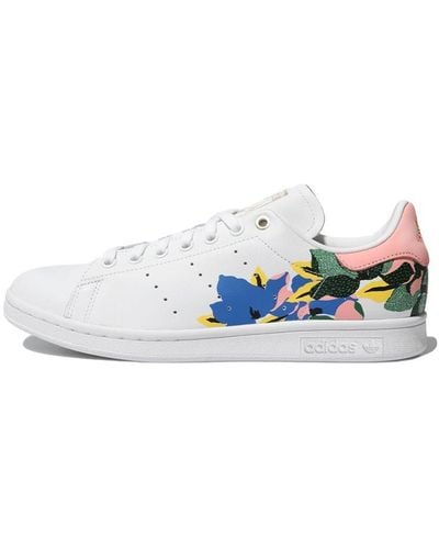 adidas FV7405 Stan Smith Floral Kids Girls Sneakers Shoes Casual