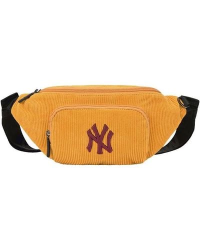 MLB Ny New York Yankees Corduroy Belt Bag - Orange