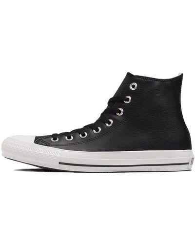 Converse All Star Sl High Top Leather Ox - Black