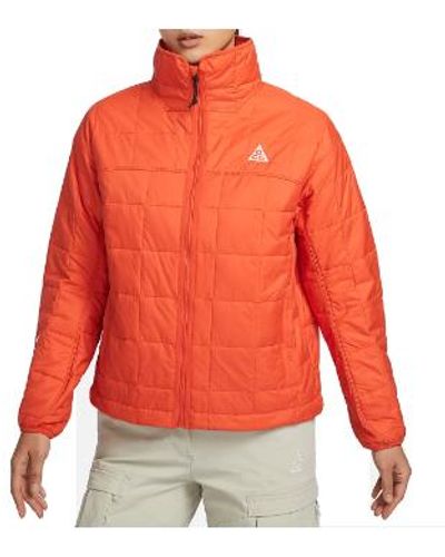 Nike Acg "rope De Dope" Therma-fit Adv Quilted Jacket - Orange
