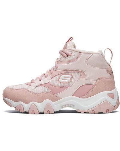 Skechers D Lites 2.0 High-top Running Shoes - Pink