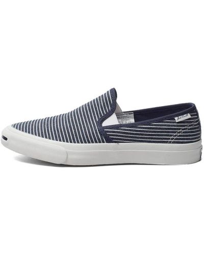 Converse Jack Purcell Slip On Shoes - Blue