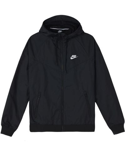Nike Windrunner Hooded Woven Windbreaker Sports Jacket - Blue