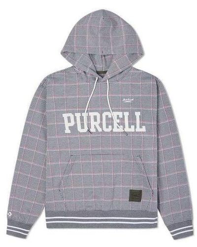 Converse X Todd Snyder Crossover Series Plaid Po Sports Pullover Couple Style Gray