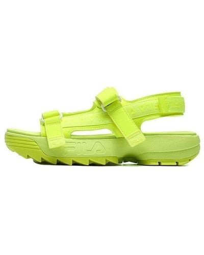 Fila Disruptor Sports Sandals Gs - Green