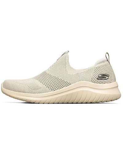 Skechers Ultra Flex 2.0 Low-top Running Shoes Ivory - White