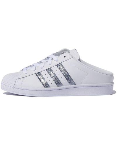 Metallic Silver Adidas Shoes for Women - Up to 20% off | Lyst