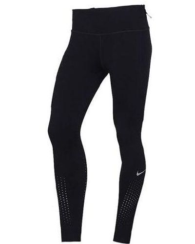 Nike Power Epic Lux Luxury Dri-fit Quick Dry Fitness Pants - Black