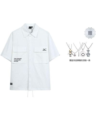 Mizuno Graphic Polo Shirt - White
