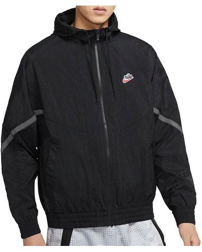 Nike Sportswear Windrunner+ Hooded Reflection Jacket - Black