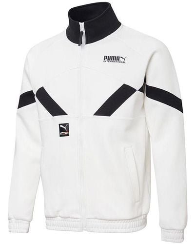 PUMA Casual Sports Knitted Jacket - White