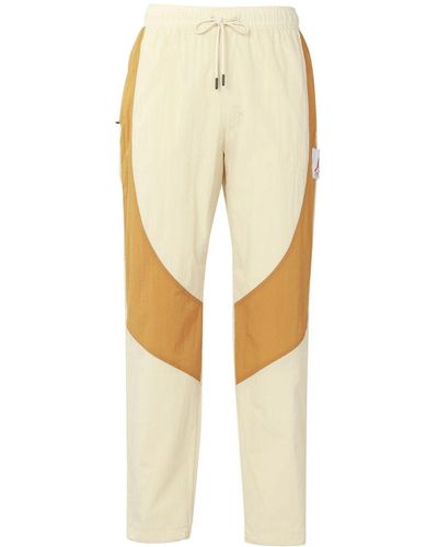 Nike Flight Contrasting Colors Breathable Drawstring Sports Pants - Yellow