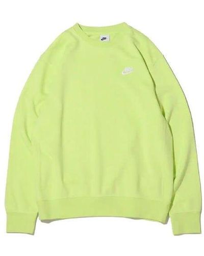 Nike Sportswear Club French Terry Logo Sweatshirt - Green