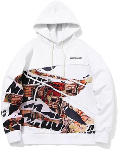 Li-ning Cf Series X Dunhuang Museum Crossover Pullover Couple Style - White