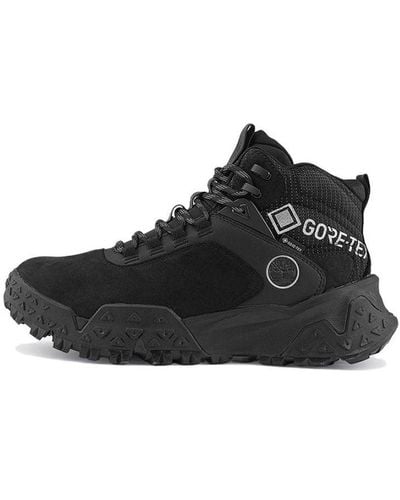 Timberland Motion Scramble Waterproof High Top Sneakers - Black