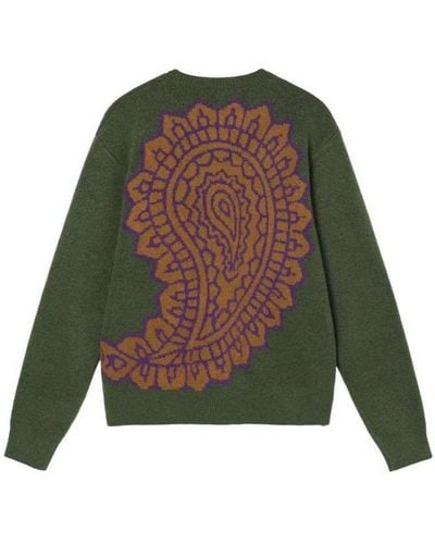 Stussy Paisley Sweater - Green