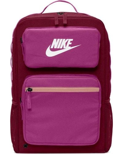 Nike Casual Sports Travel Bag Schoolbag Backpack - Purple