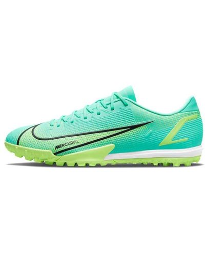 Nike Mercurial Vapor 14 Academy Tf Turf Football Shoe Green in Yellow for  Men | Lyst