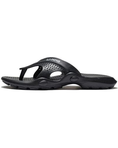 Li-ning Casual Sports Slippers - Black