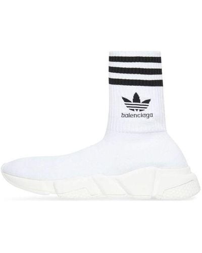 Balenciaga X Adidas Originals Speed 1.0 Sneakers - White