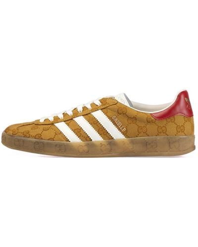 Gucci Adidas Gazelle X - Brown