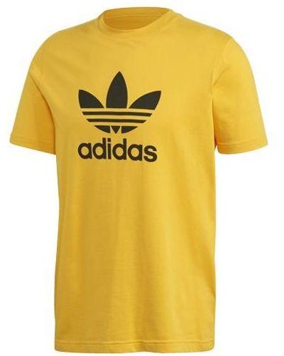 adidas Originals Trefoil T-shirt Short Sleeve Color - Yellow