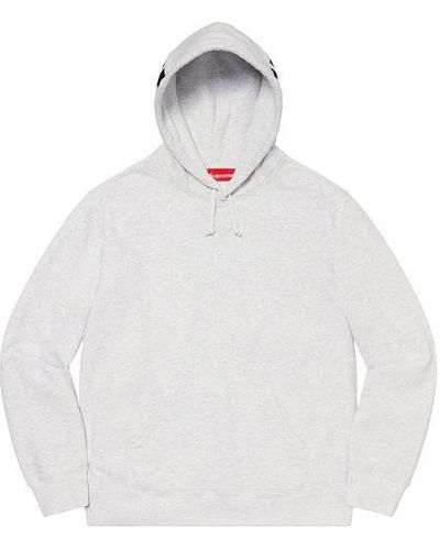 Supreme Rib Hooded Sweatshirt - White