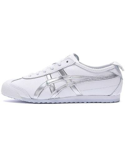 Onitsuka Tiger Mexico 66 Running Shoes Silver - White