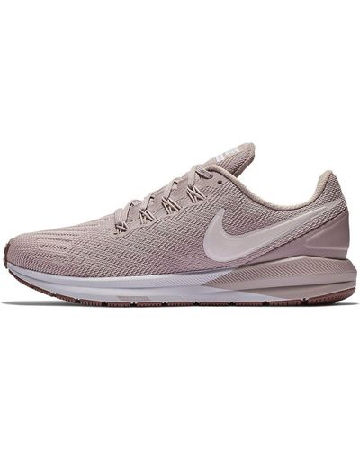 Nike Female Air Zoom Structure 22 'pink Blue' - Brown