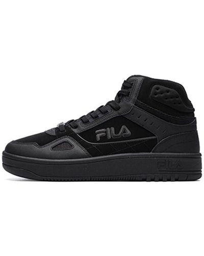 Fila High Top Retro Shoes - Black