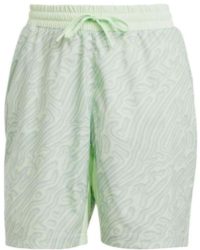 adidas Tennis Heat.rdy Pro Printed Ergo 7-inch Shorts - Green