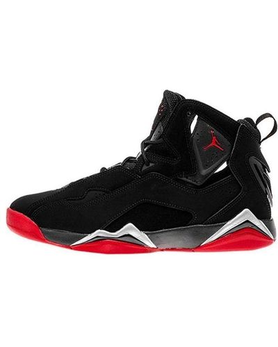 Nike Jordan True Flight 'black Gym Red'