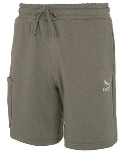 PUMA Classics 8-inch Shorts - Gray