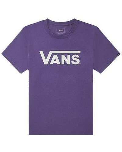 Vans Athleisure Casual Sports Short Sleeve Couple Style - Purple