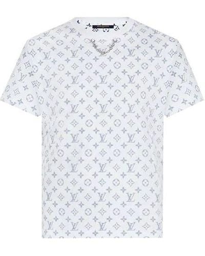 Louis Vuitton Ss22 Collar Chain Logo Short Sleeve - White
