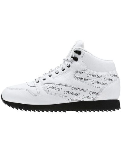 Reebok Classic Leather Mid Ripple Gtx Running Shoes White