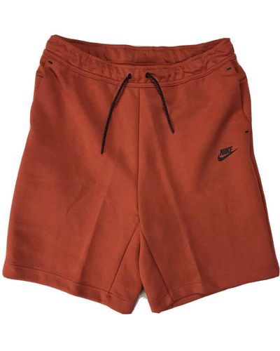Nike Sportswear Tech Fleece Shorts - Red