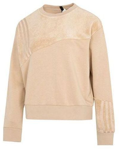 adidas Neo Vbe Sweat1 Knitted Crew Neck Pullover - Natural