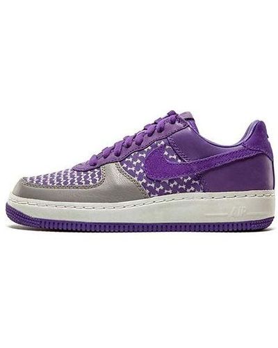 mens purple air force ones